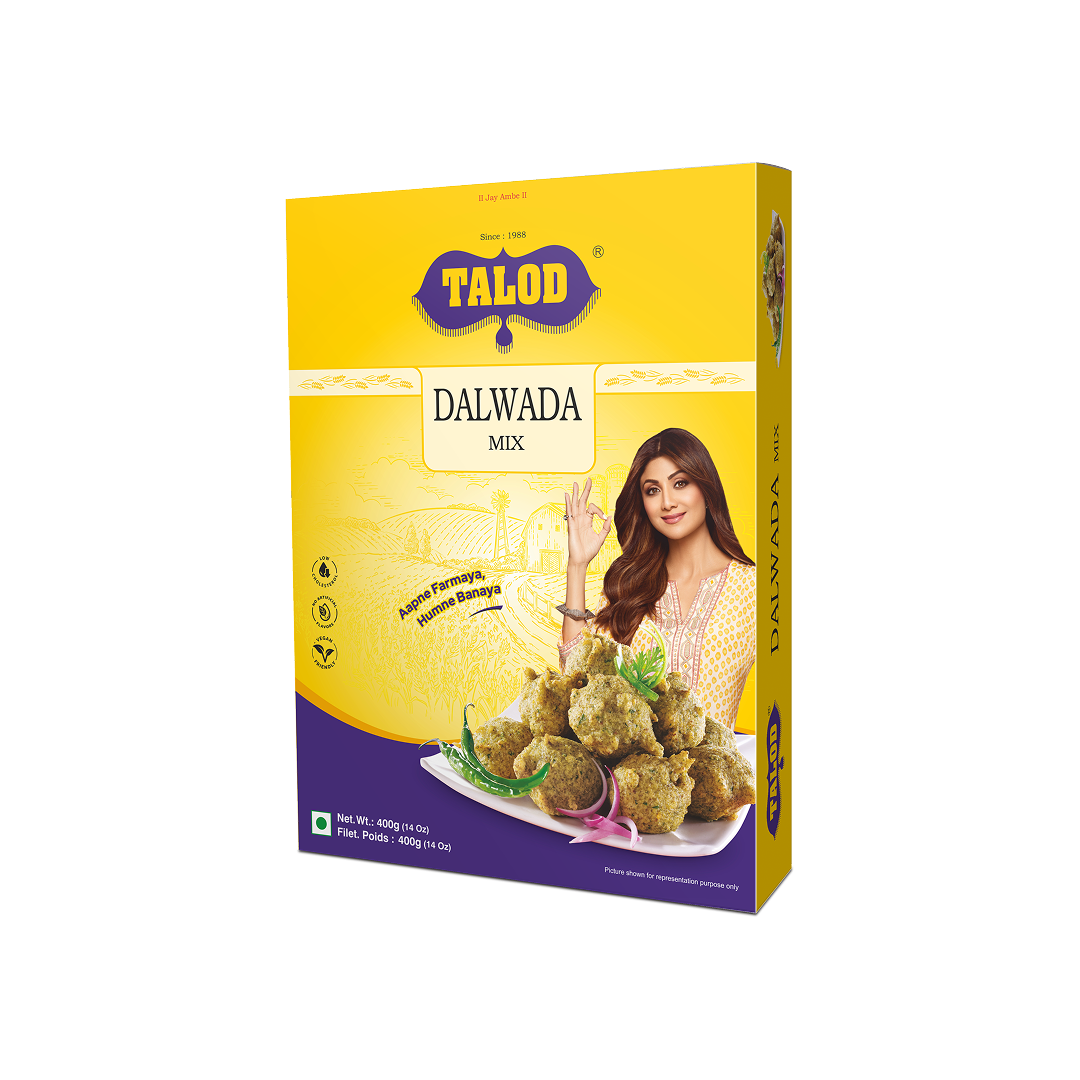 Dalwada Instant Mix Flour – Healthy & Tasty, Makes 400g
