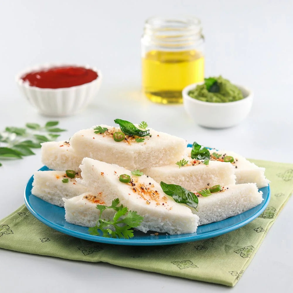 Khatta Dhokla Instant Mix Flour - Healthy & Tasty, Makes 40 Servings, 180g