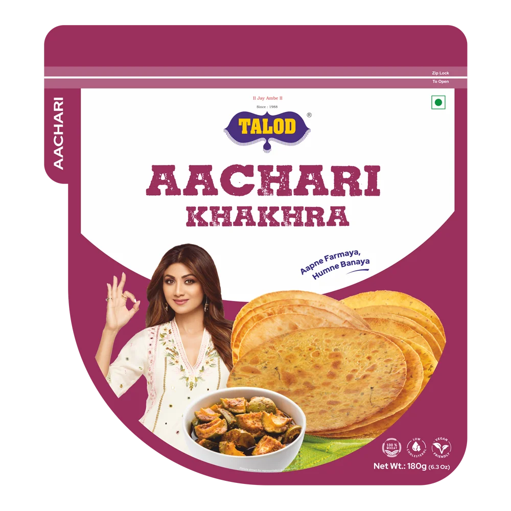 Achari Khakhra – Healthy &amp; Tasty, 180g