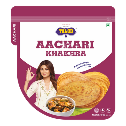 Achari Khakhra – Healthy &amp; Tasty, 180g