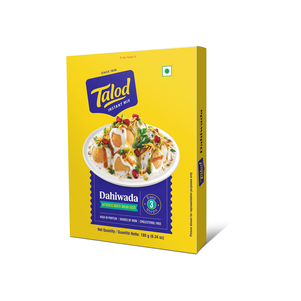 Dahiwada Instant Mix Flour – Healthy & Tasty, Makes 18 Servings, 180g