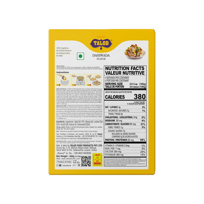 Dahiwada Instant Mix Flour – Healthy &amp; Tasty, Makes 400g