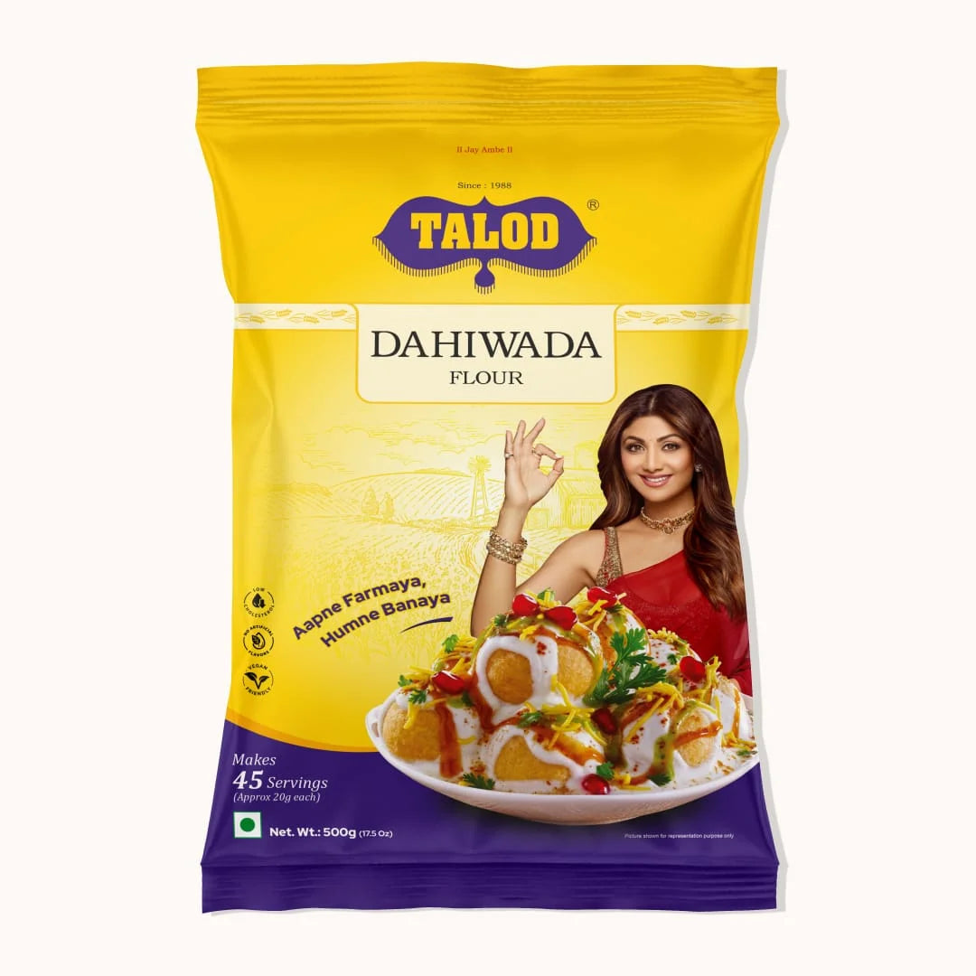 Dahiwada Flour – Healthy &amp; Tasty, Makes 45 Servings, 500g