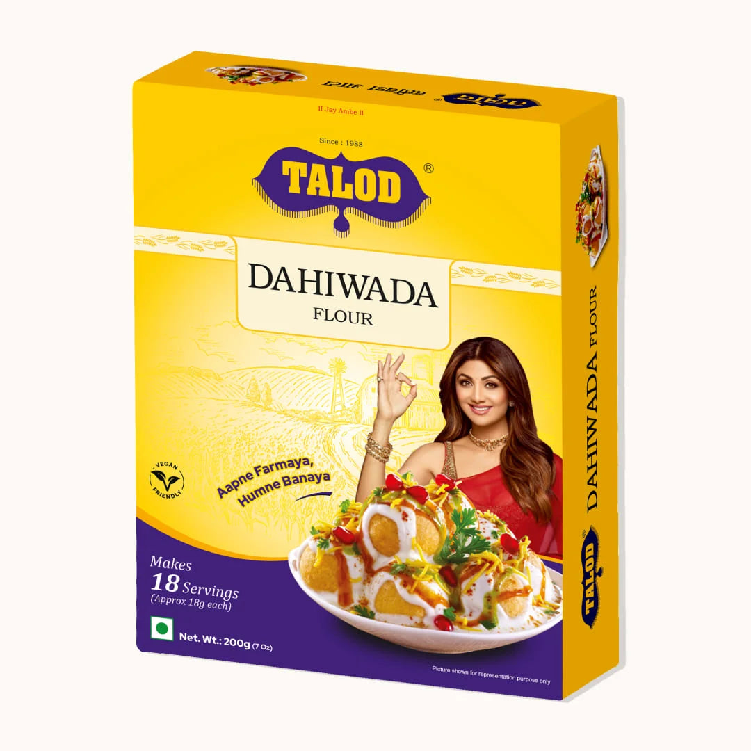 Dahiwada Flour – Healthy &amp; Tasty, Makes 18 Servings, 200g