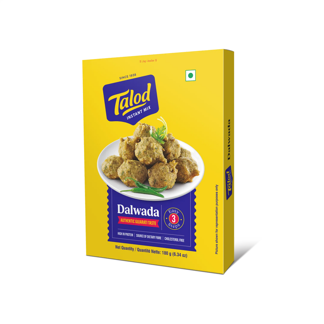 Dalwada Instant Mix Flour – Healthy & Tasty, Makes 21 Servings, 180g