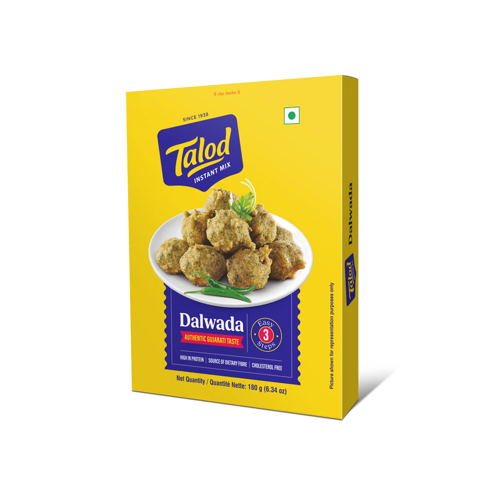Dalwada Instant Mix Flour – Healthy & Tasty, Makes 21 Servings, 180g