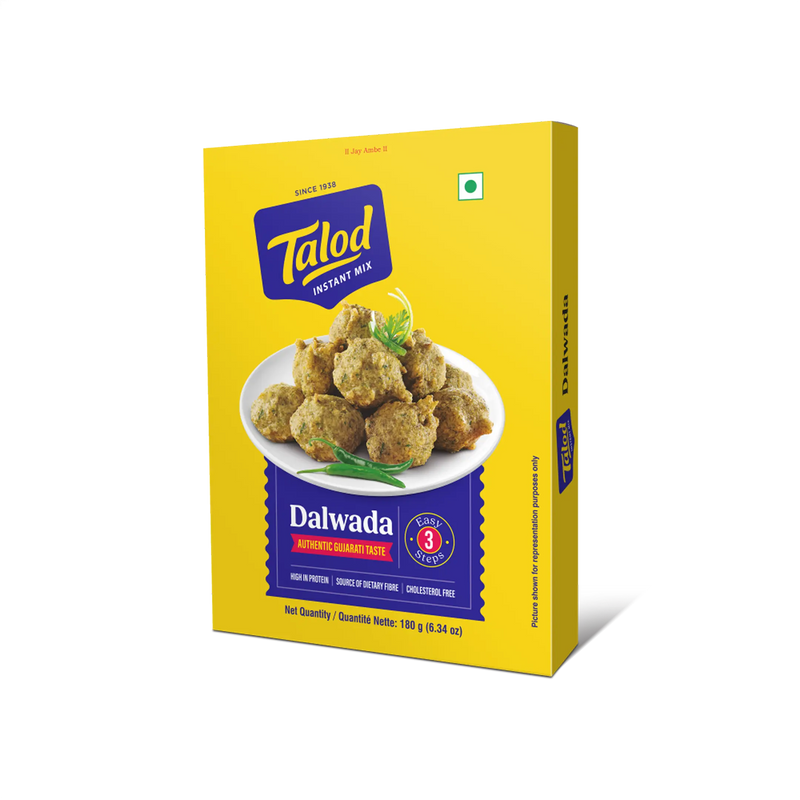 Dalwada Instant Mix Flour – Healthy & Tasty, Makes 21 Servings, 180g