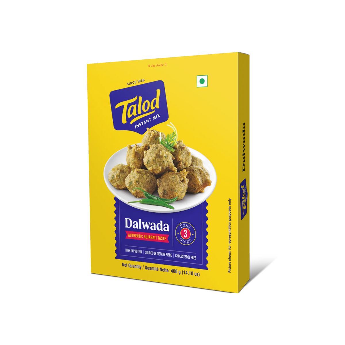 Dalwada Instant Mix Flour – Healthy &amp; Tasty, Makes 400g