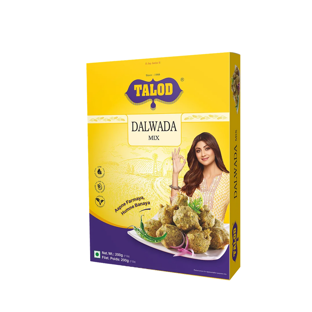 Dalwada Instant Mix Flour – Healthy & Tasty, Makes 21 Servings, 200g