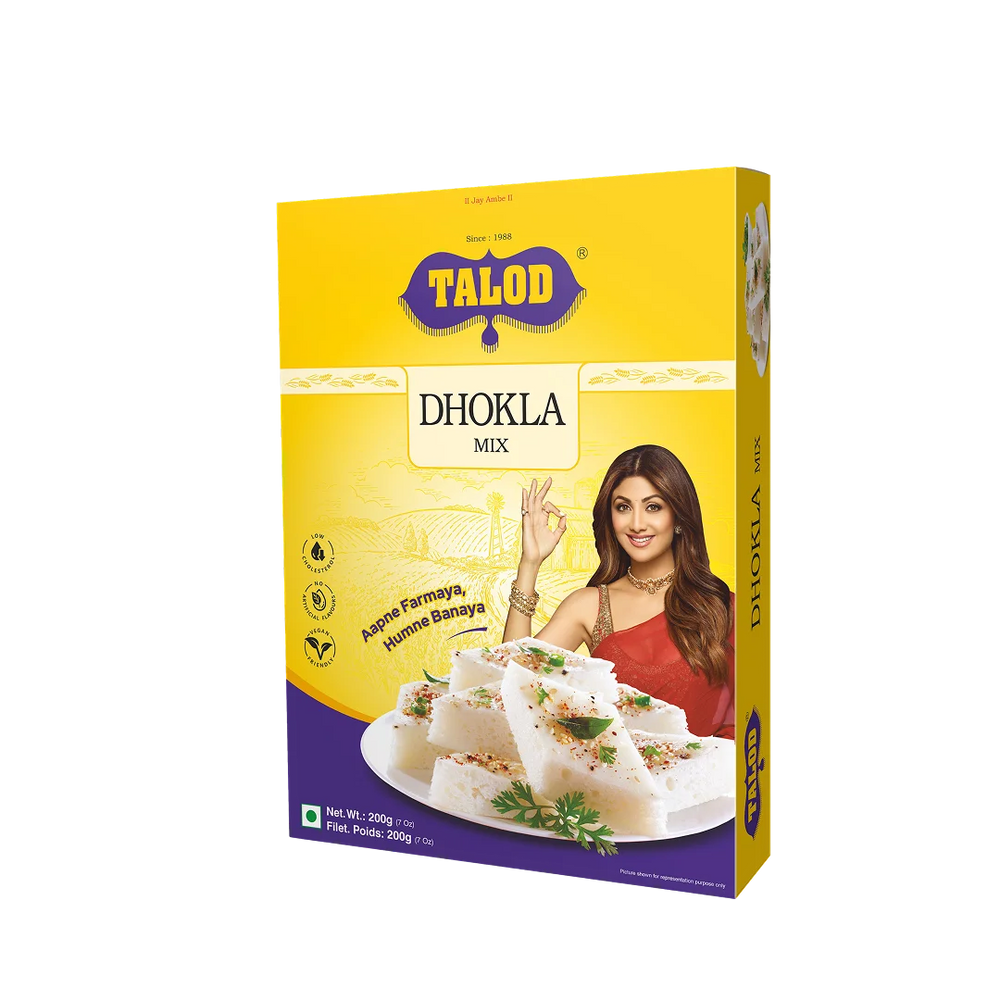 Dhokla Instant Mix Flour - Healthy & Tasty, Makes 40 Servings, 200g