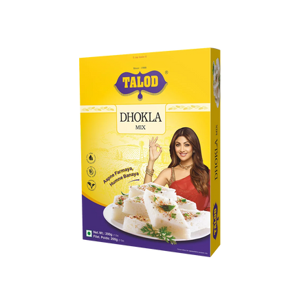 Dhokla Instant Mix Flour - Healthy &amp; Tasty, Makes 36 Servings, 200g