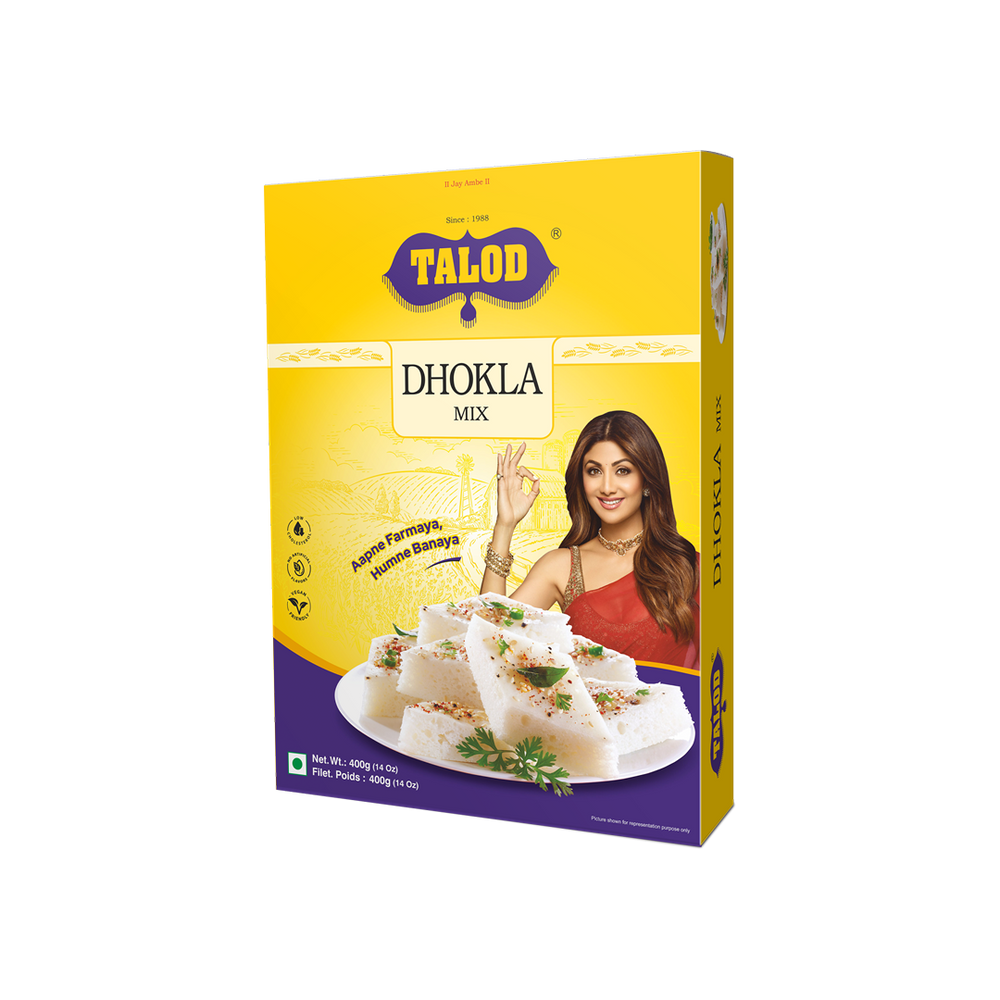 Dhokla Instant Mix Flour - Healthy & Tasty, Makes 400g