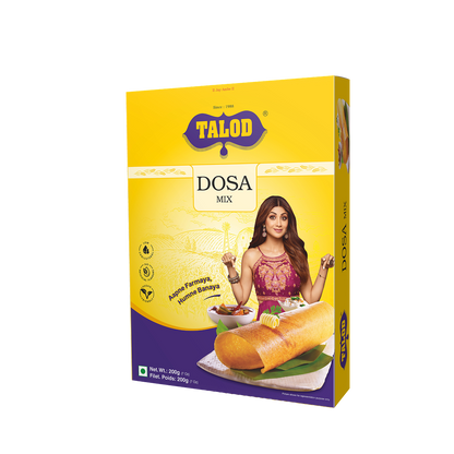 Dosa Instant Mix Flour - Healthy &amp; Tasty, Makes 8 Servings, 200g
