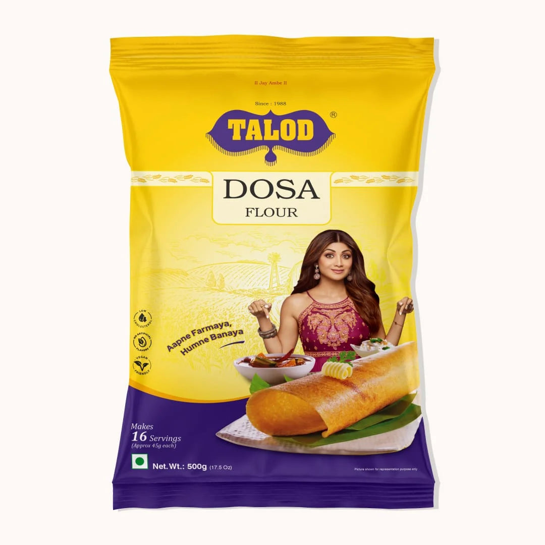 Dosa Flour - Healthy &amp; Tasty, Makes 16 Servings, 500g