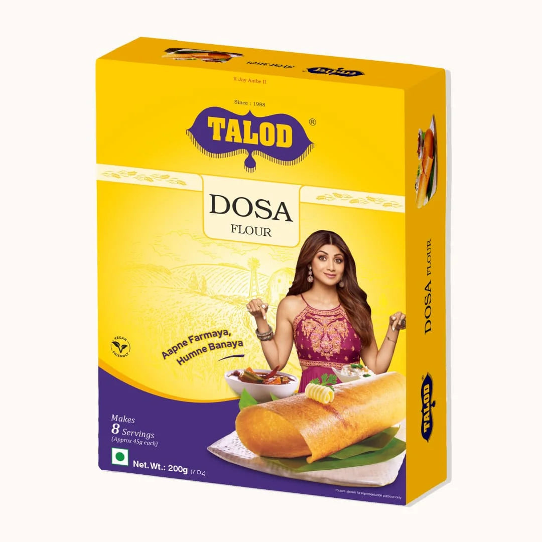 Dosa Flour - Healthy &amp; Tasty, Makes 8 Servings, 200g