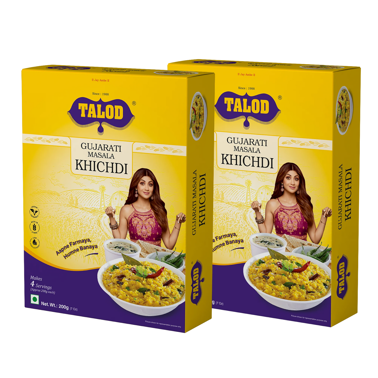 🎁 Gujarati Masala Khichdi Instant Mix + Masala Dalia Khichdi Instant Mix- Healthy &amp; Tasty, 200 g * 2 (100% off)