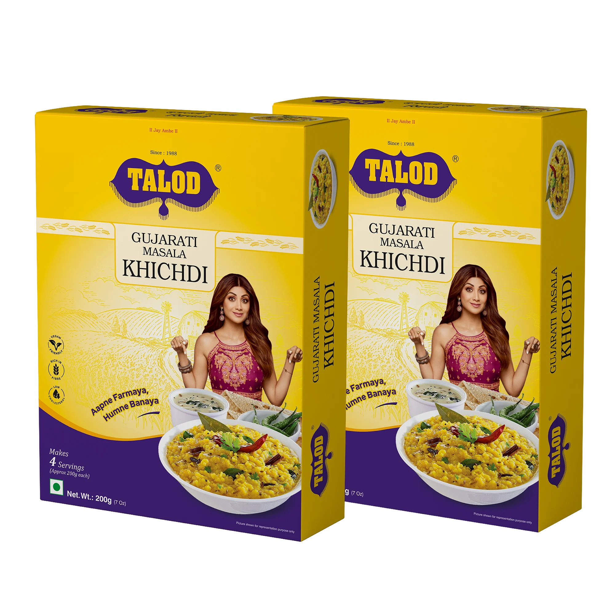 🎁 Gujarati Masala Khichdi Instant Mix + Masala Dalia Khichdi Instant Mix- Healthy &amp; Tasty, 200 g * 2 (100% off)