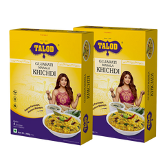 🎁 Gujarati Masala Khichdi Instant Mix + Masala Dalia Khichdi Instant Mix- Healthy & Tasty, 200 g * 2 (100% off)