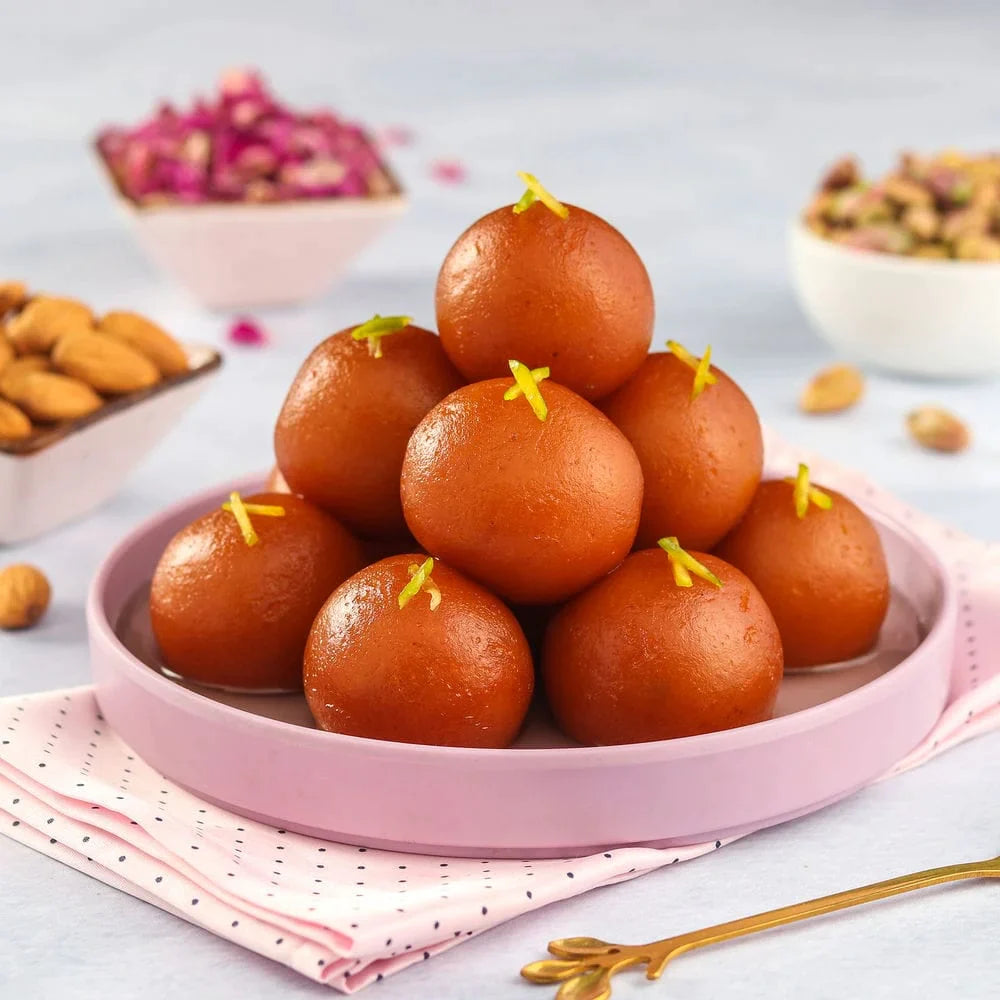 Gulab Jamun Flour Instant Mix– Healthy &amp; Tasty, Makes 40 Servings, 200g