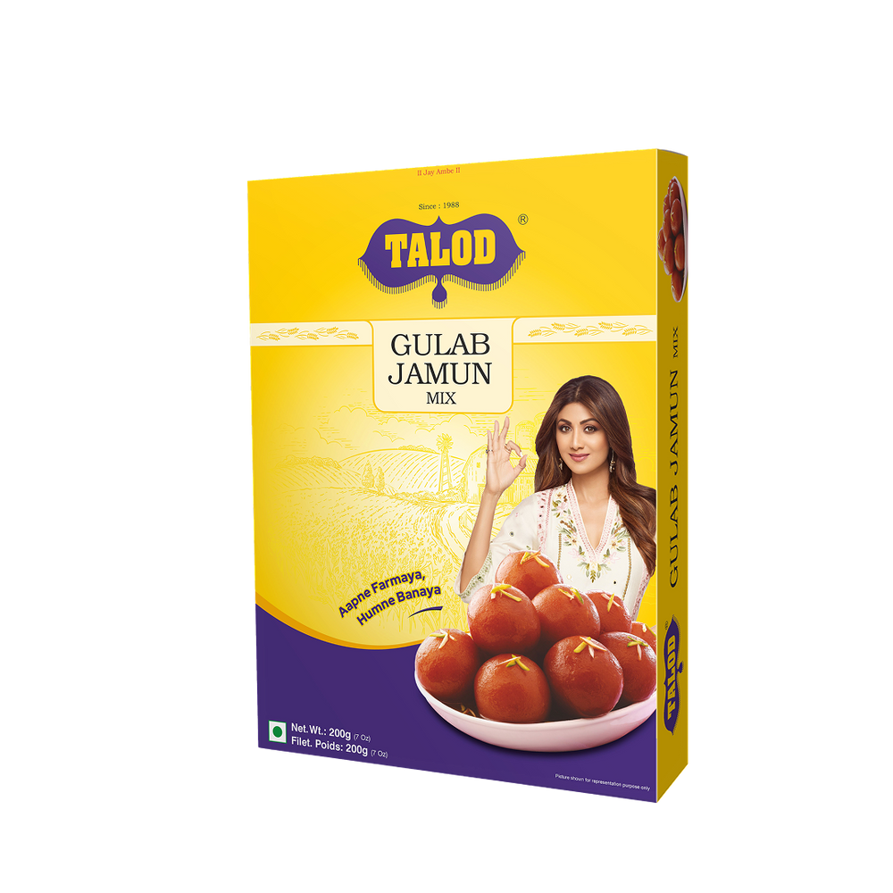 Gulab Jamun Flour Instant Mix– Healthy & Tasty, Makes 40 Servings, 200g