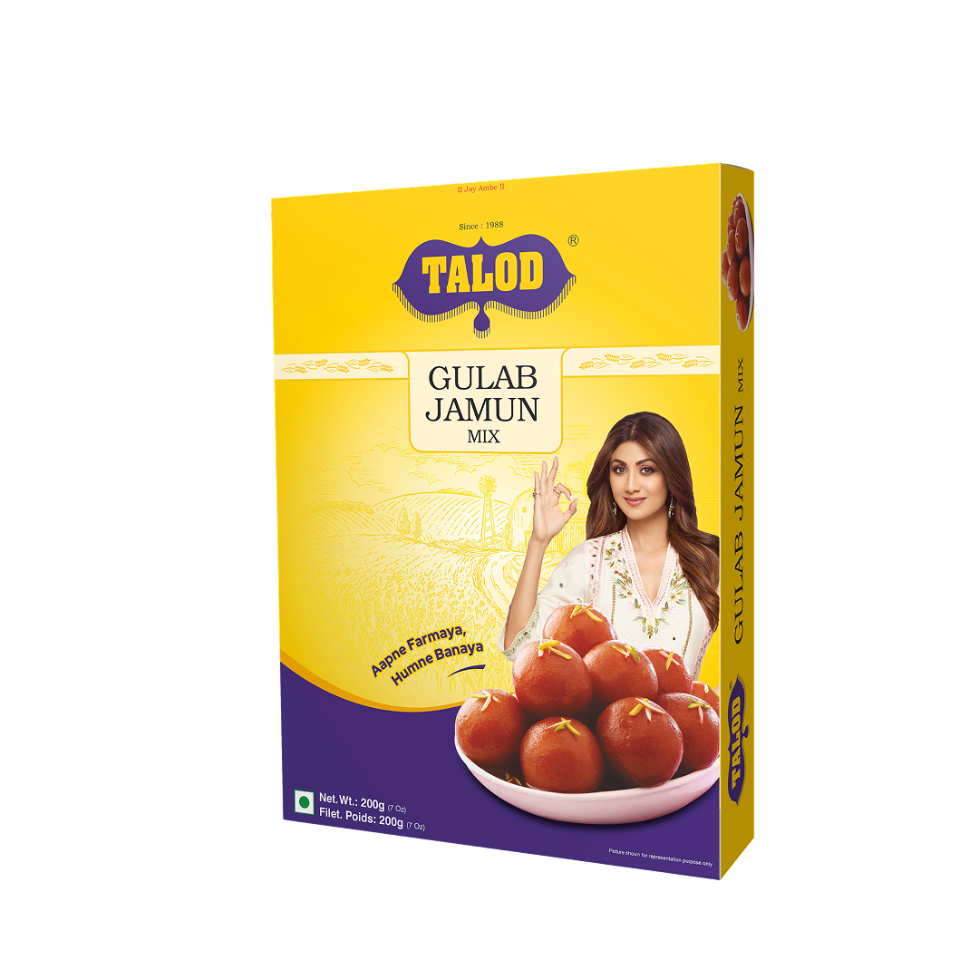 Gulab Jamun Flour Instant Mix– Healthy &amp; Tasty, Makes 40 Servings, 200g