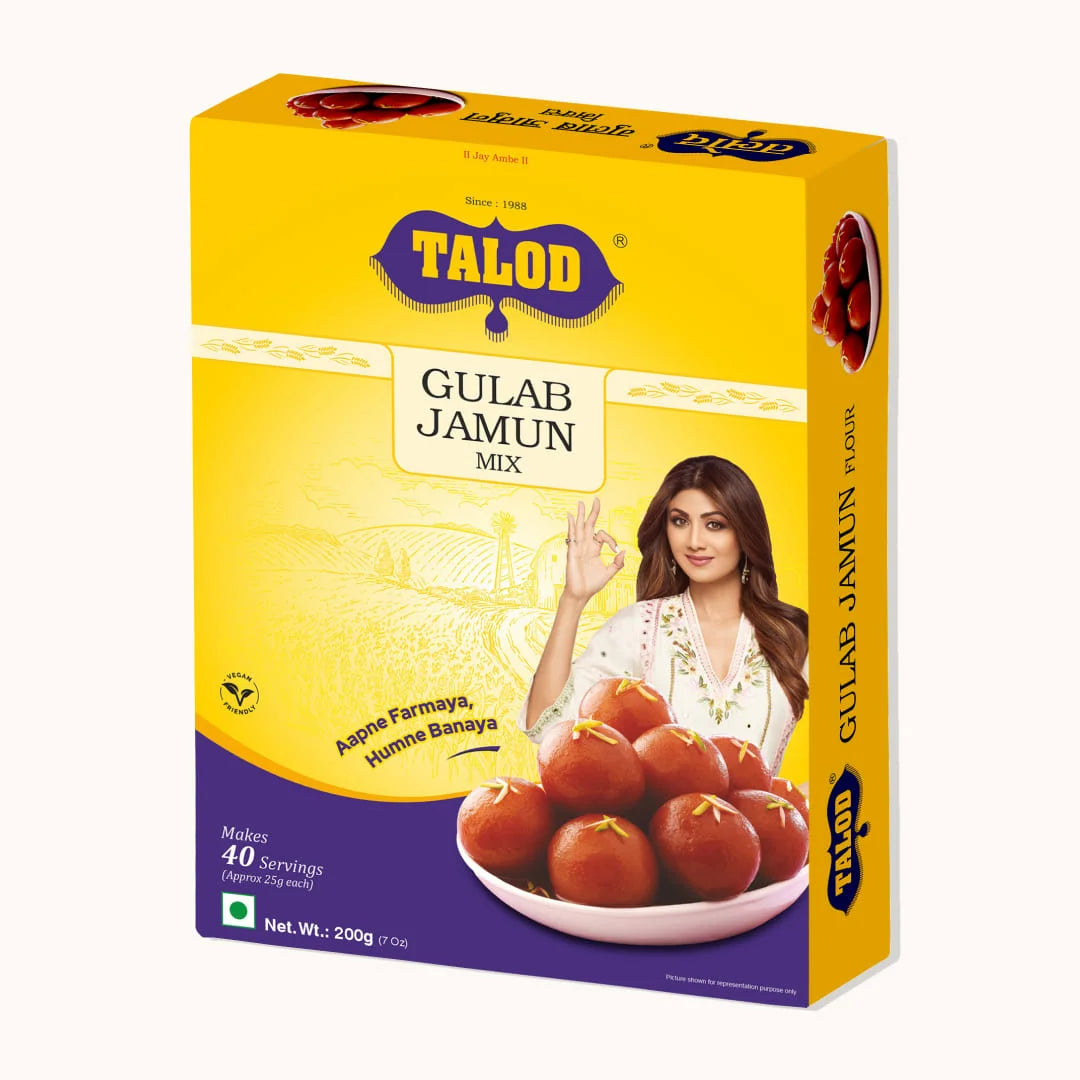 Gulab Jamun Flour – Healthy &amp; Tasty, Makes 40 Servings, 200g