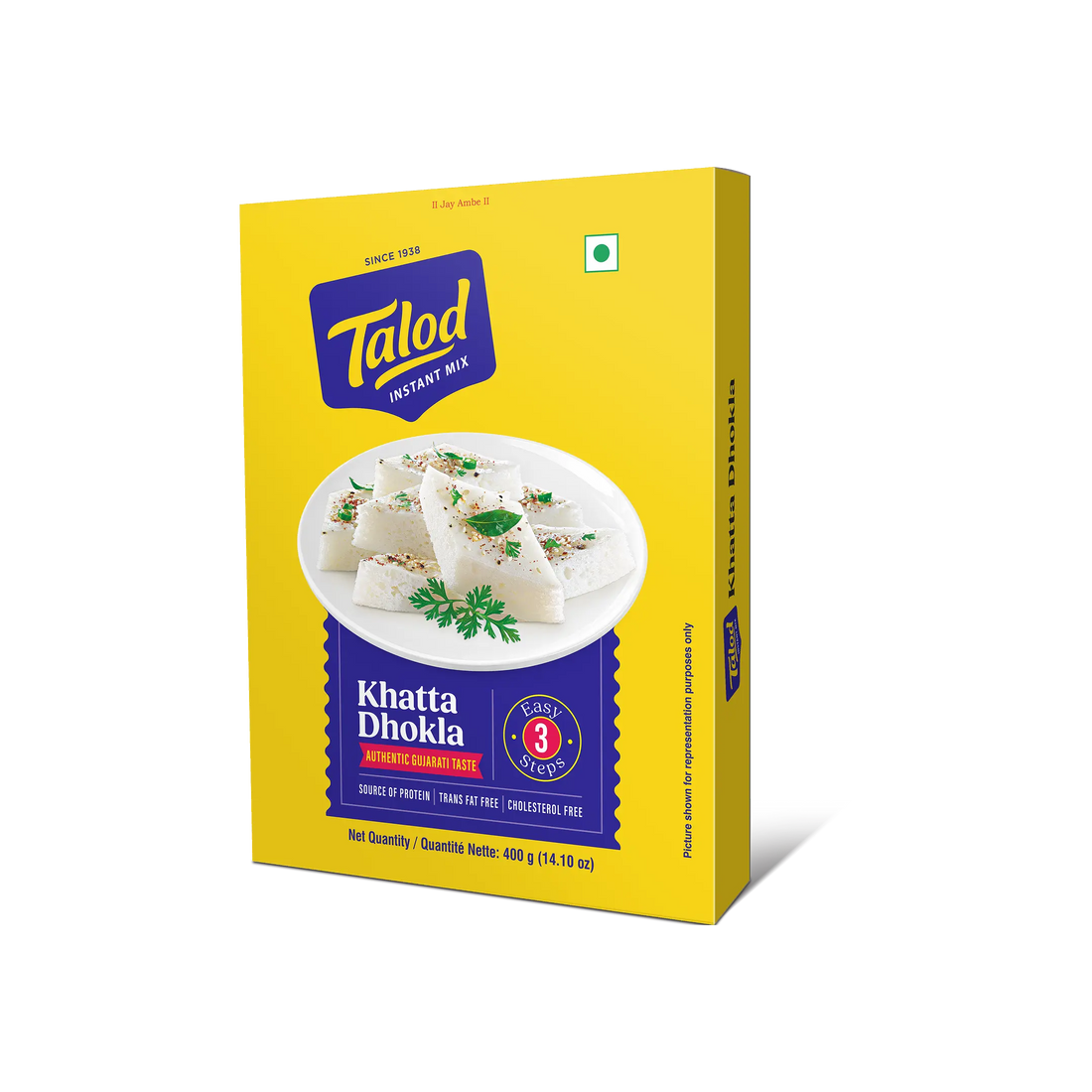 Khatta Dhokla Instant Mix Flour - Healthy &amp; Tasty, Makes 400g