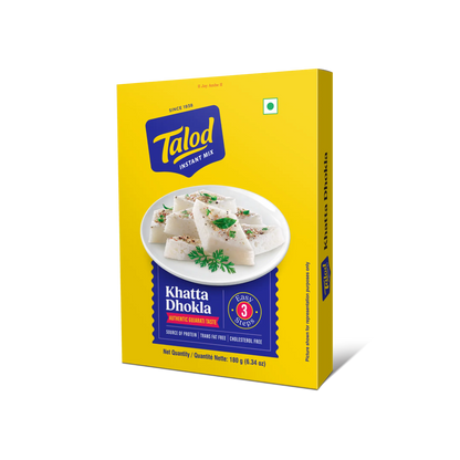 Khatta Dhokla Instant Mix Flour - Healthy &amp; Tasty, Makes 40 Servings, 180g