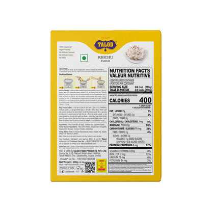 Khichu Instant Mix Flour – Healthy &amp; Tasty, Makes 400g