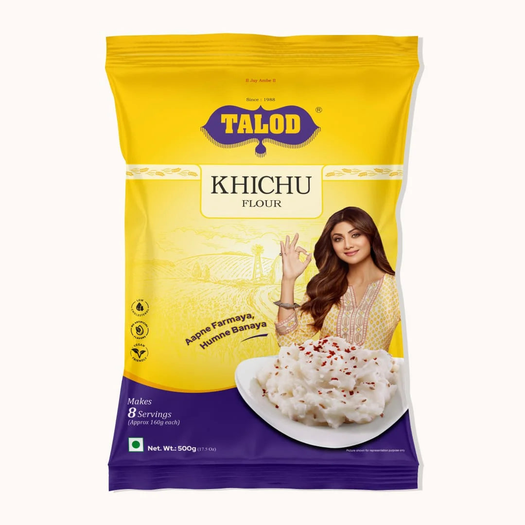Khichu Flour – Healthy &amp; Tasty, Makes 8 Servings, 500g