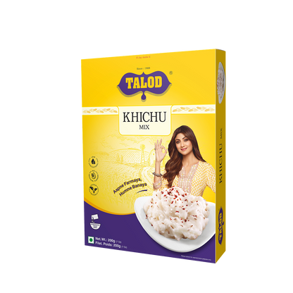 Khichu Instant Mix Flour – Healthy &amp; Tasty, Makes 4 Servings, 200g