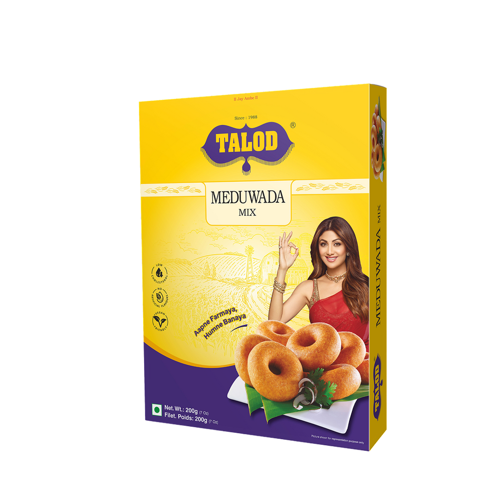 Medu Vada Instant Mix Flour – Healthy & Tasty, Makes 11 Servings, 200g