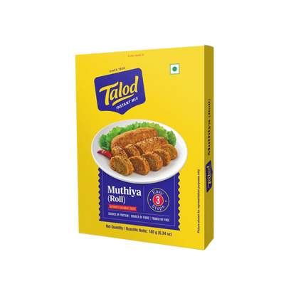 Muthiya Instant Mix Flour – Healthy &amp; Tasty, Makes 45 Servings, 180g