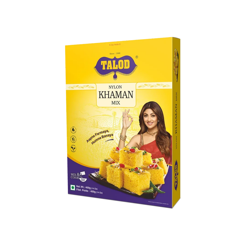 Nylon Khaman Instant Mix Flour - Healthy & Tasty, Makes 400g
