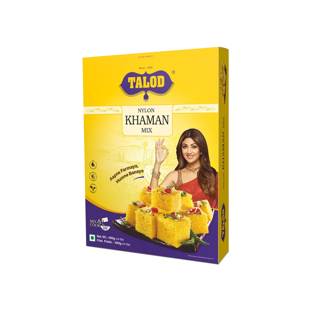 Nylon Khaman Instant Mix Flour - Healthy &amp; Tasty, Makes 400g