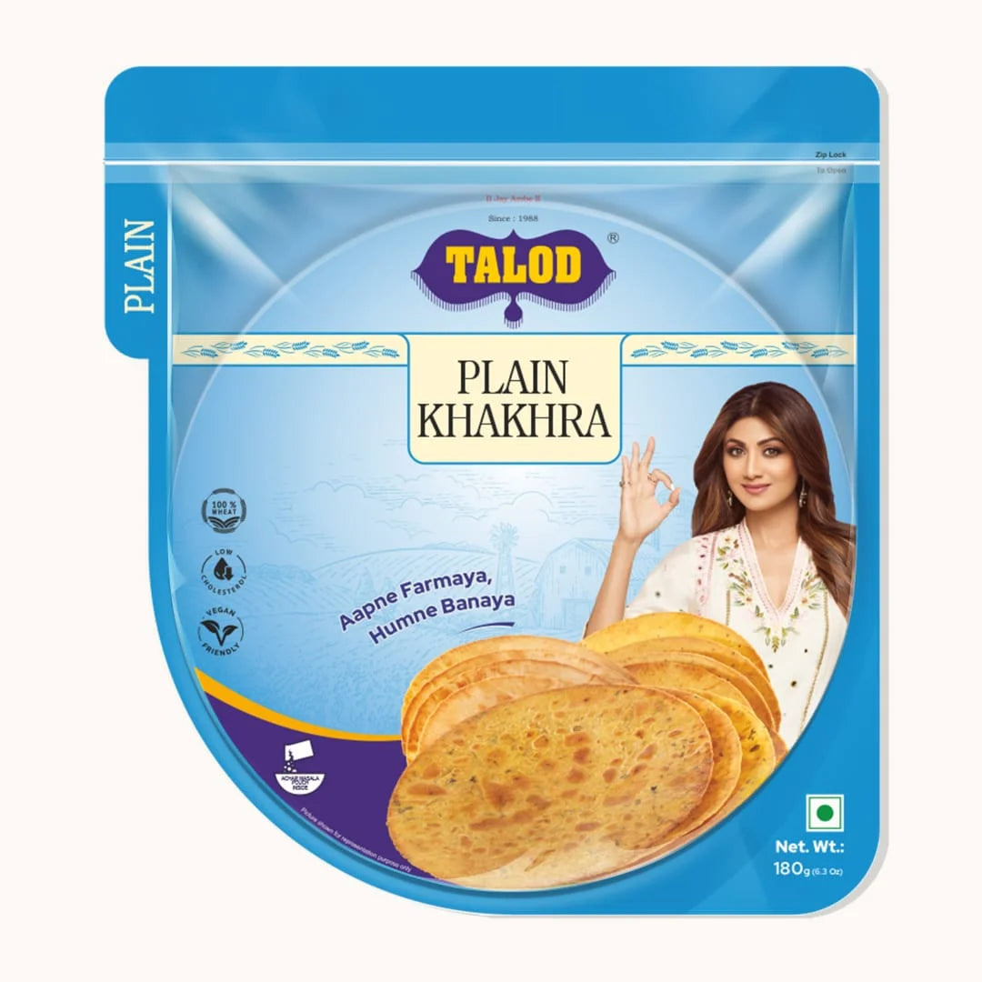 Plain Khakhra – Healthy &amp; Tasty, 180g