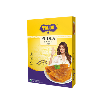 Pudla (Chilla) Instant Mix Flour – Healthy &amp; Tasty, Makes 8 Servings, 200g