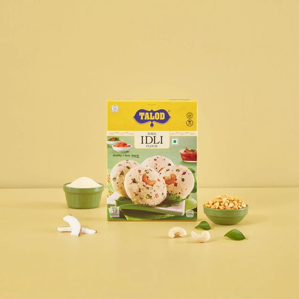 Rava Idli Flour – Healthy &amp; Tasty, Makes 13 Servings, 200g