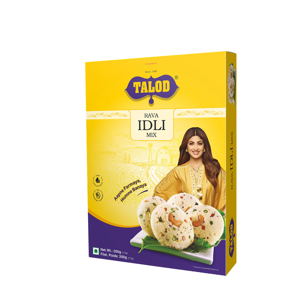 Rava Idli Instant Mix Flour – Healthy & Tasty, Makes 13 Servings, 200g