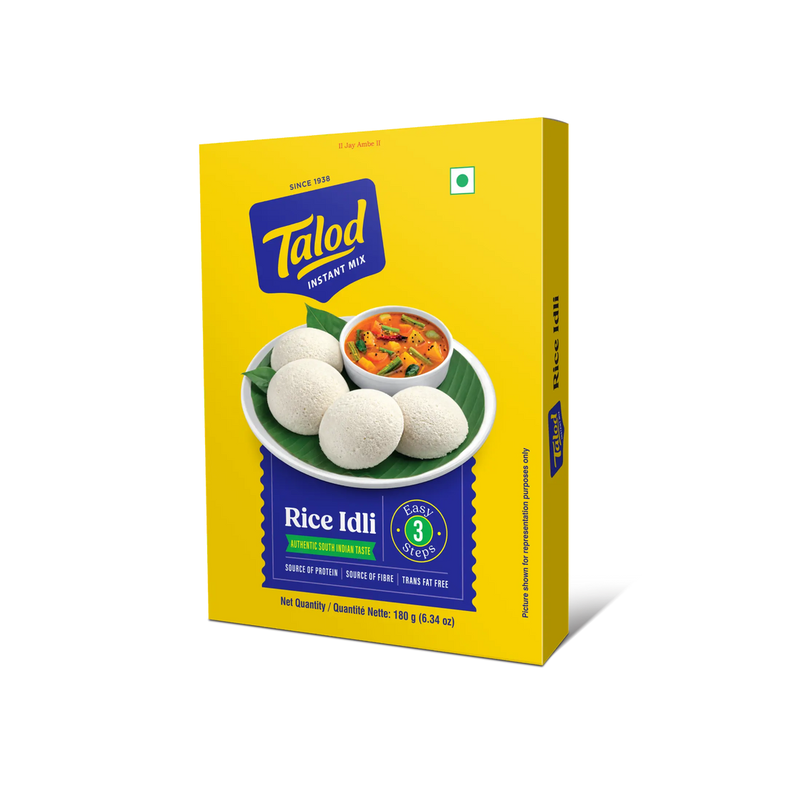 Rice Idli Instant Mix Flour – Healthy & Tasty, Makes 15 Servings, 180g