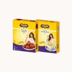 Instant Mix Sweet Combo  | Gulab Jamun, Rajwadi Basundi | 200 g * 2 pack