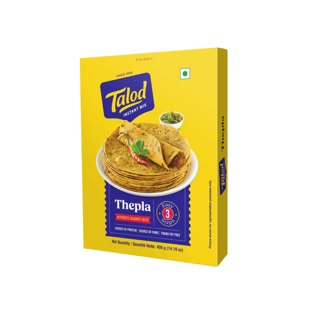 Thepla Instant Mix Flour – Healthy &amp; Tasty, Makes 400g