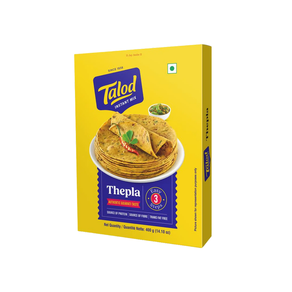 Thepla Instant Mix Flour – Healthy &amp; Tasty, Makes 400g