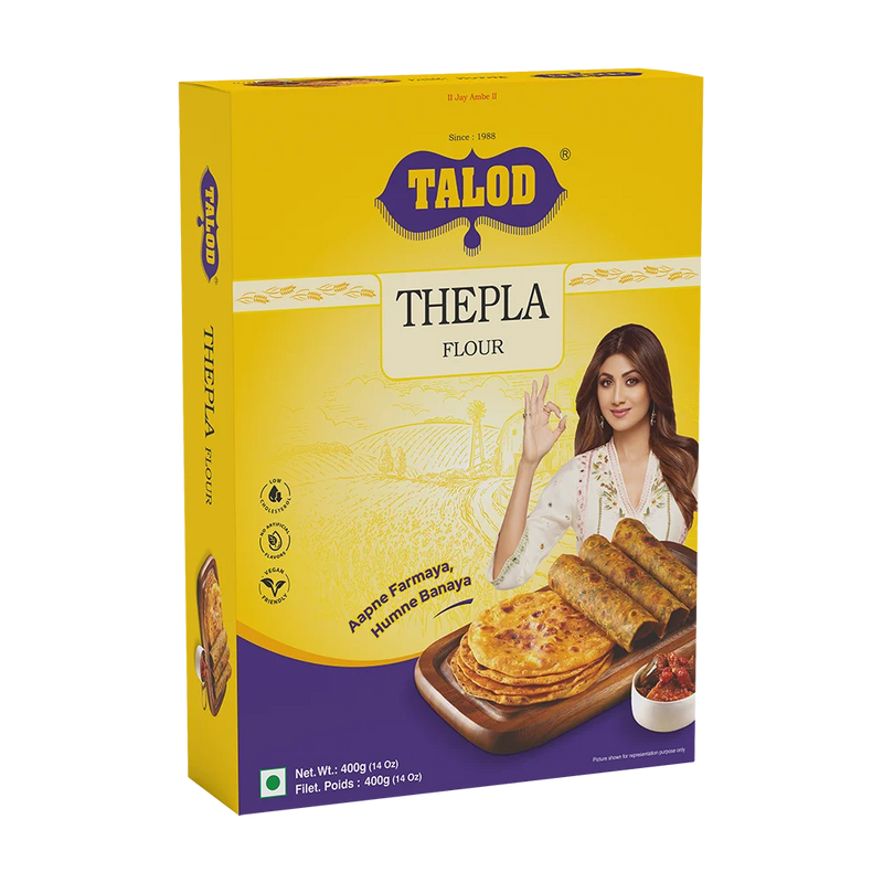 Thepla Instant Mix Flour – Healthy & Tasty, Makes 400g