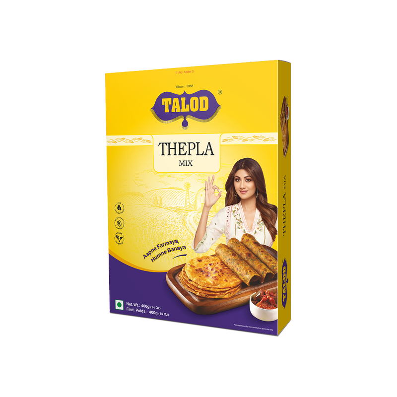 Thepla Instant Mix Flour – Healthy & Tasty, Makes 400g