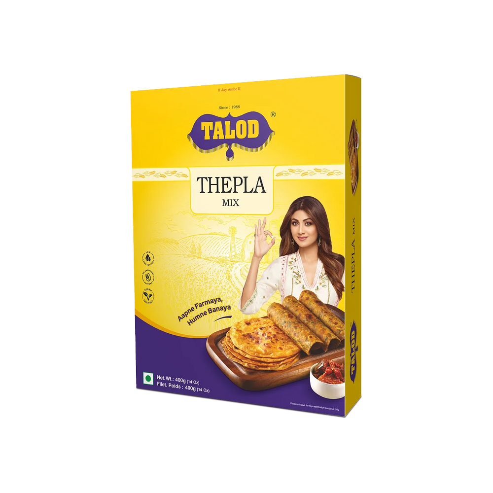 Thepla Instant Mix Flour – Healthy & Tasty, Makes 400g