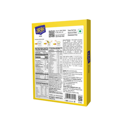 Upma Instant Mix Flour – Healthy &amp; Tasty, Makes 7 Servings, 180g