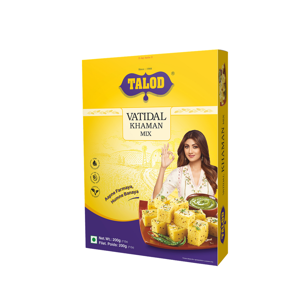 Vatidal Khaman Instant Mix Flour - Makes 25 Servings, 200 g